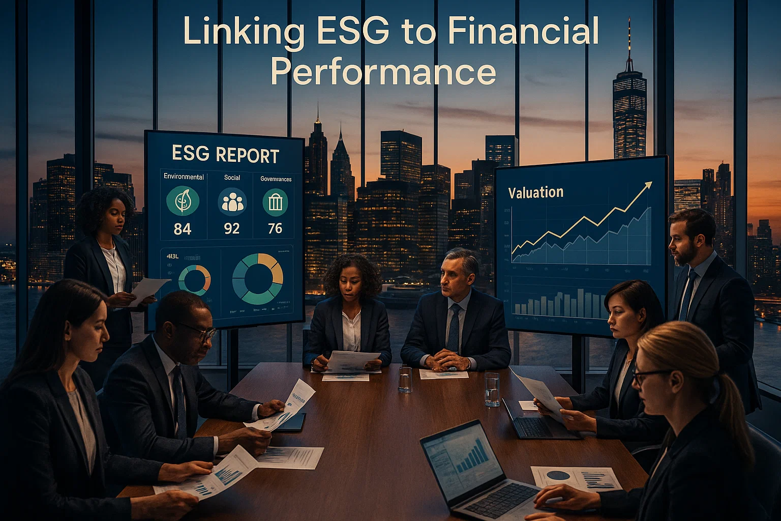 Linking ESG to Financial Performance: Metrics, Risk, and Valuation Impact