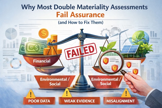 Double materiality assessments